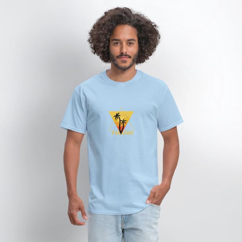 Colorful Summer Illustrated Tshirt Design