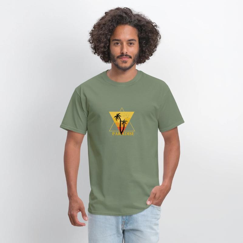 Colorful Summer Illustrated Tshirt Design