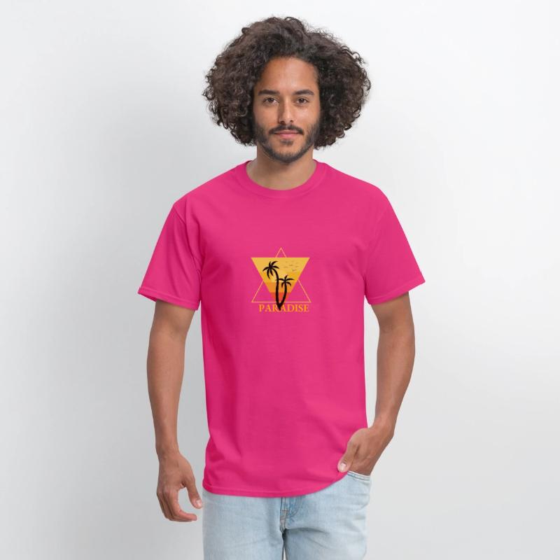 Colorful Summer Illustrated Tshirt Design