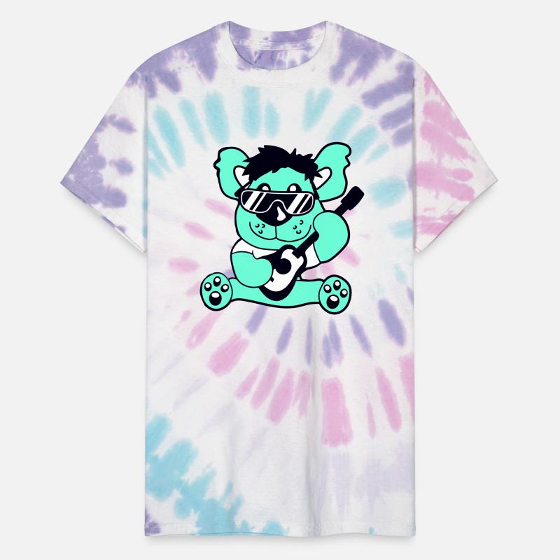 Cool Sitting Teddy Toy Bear Playing Guitar Music