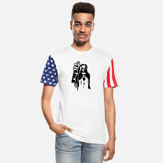 cool Street Art Jesus - sprayer in graffiti style