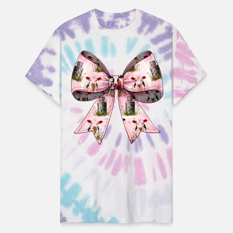 Coquette Bow Cow Farmer Milk Dairy Farmer Farming