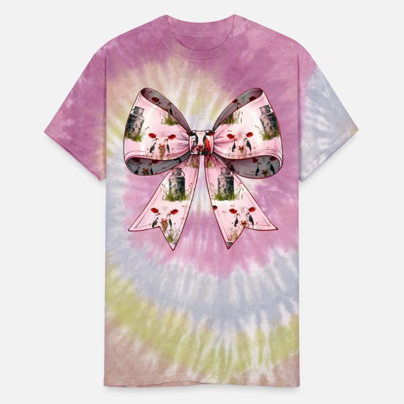 Coquette Bow Cow Farmer Milk Dairy Farmer Farming