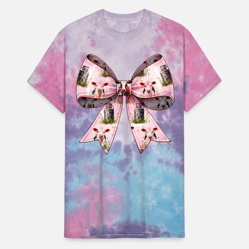 Coquette Bow Cow Farmer Milk Dairy Farmer Farming