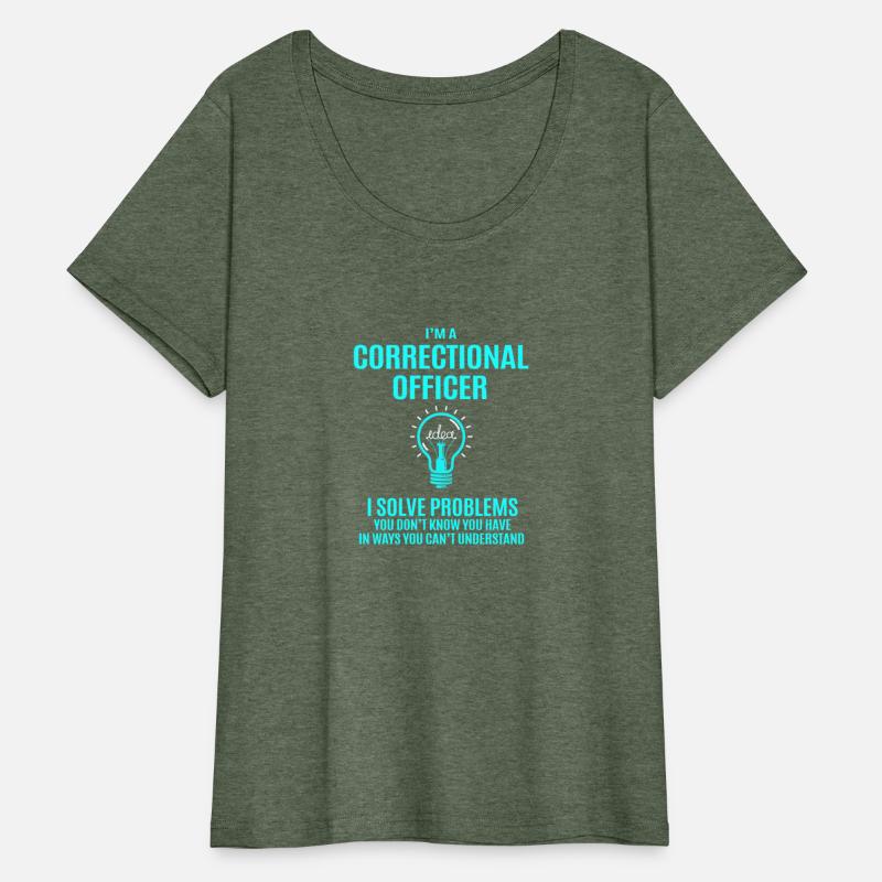 Correctional Officer T Shirt - I Solve Problems Gi
