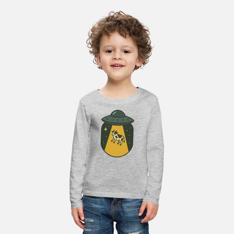 Cow Encounter UFO Illustration