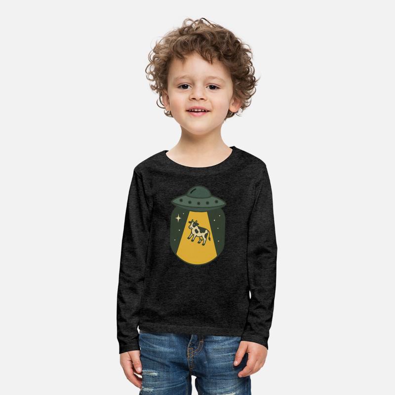 Cow Encounter UFO Illustration