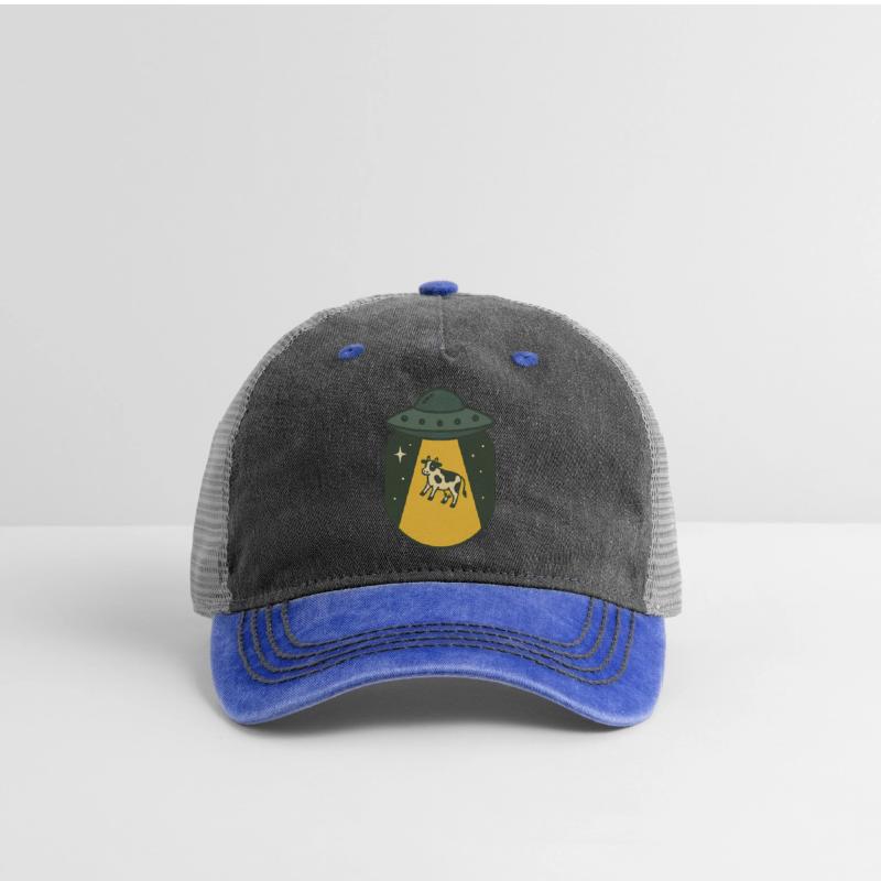 Cow Encounter UFO Illustration