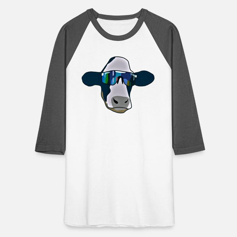 cow wearing Polarized lens funny farm