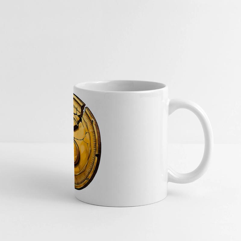 Cracked Dollar Coin Bankrupt America