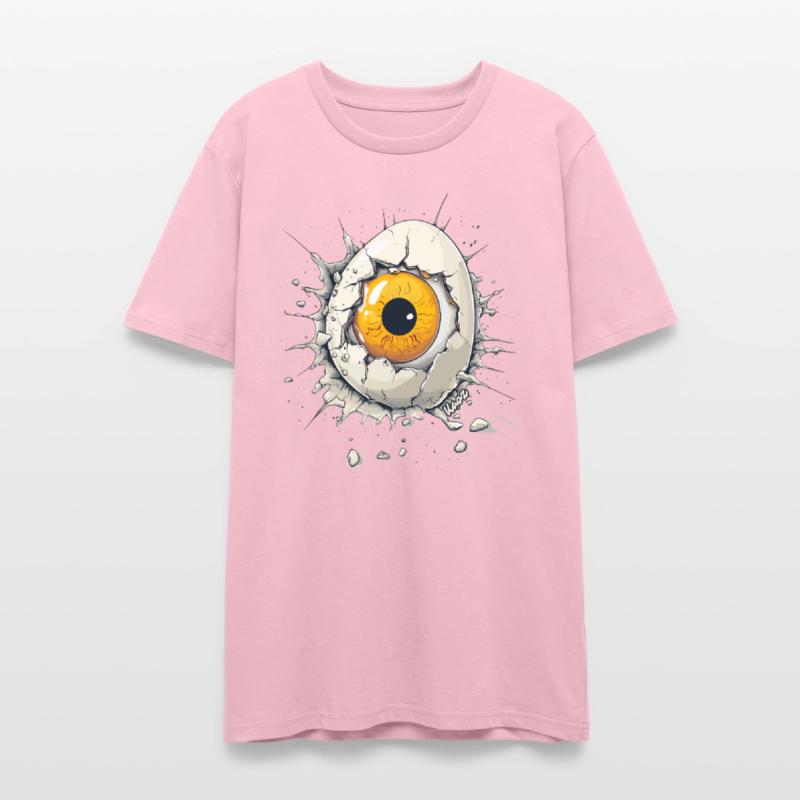 Creepy Orange Eye Hatching from Egg