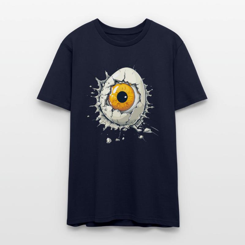 Creepy Orange Eye Hatching from Egg