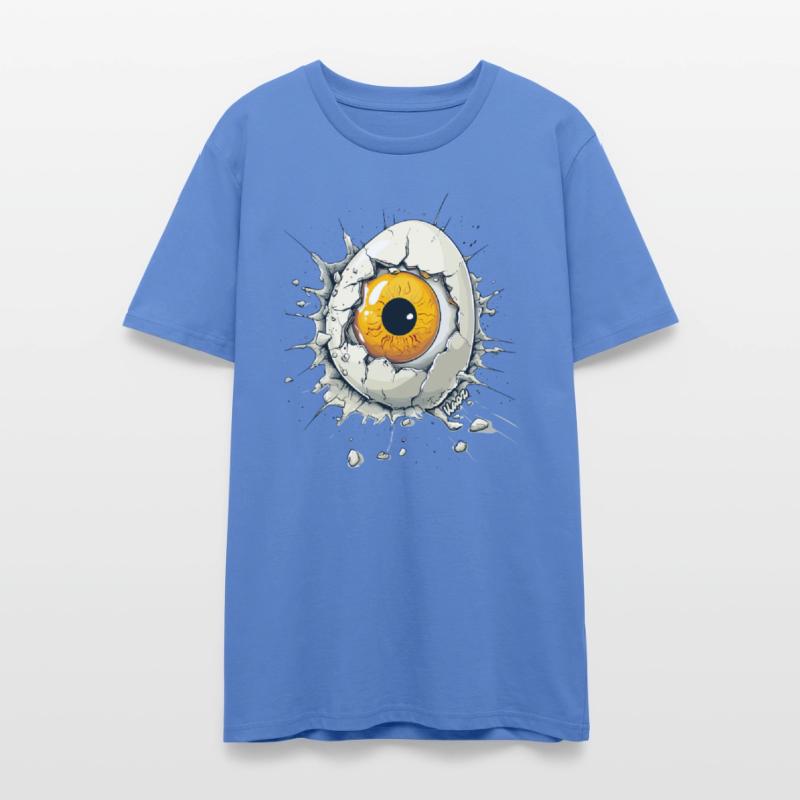 Creepy Orange Eye Hatching from Egg