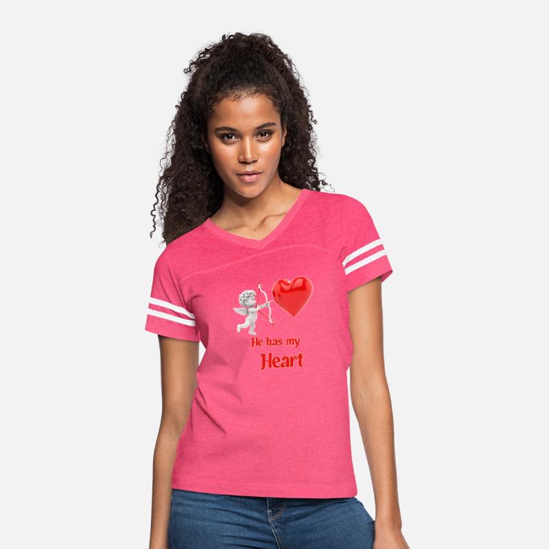 Cupid aiming at a heart with loving message