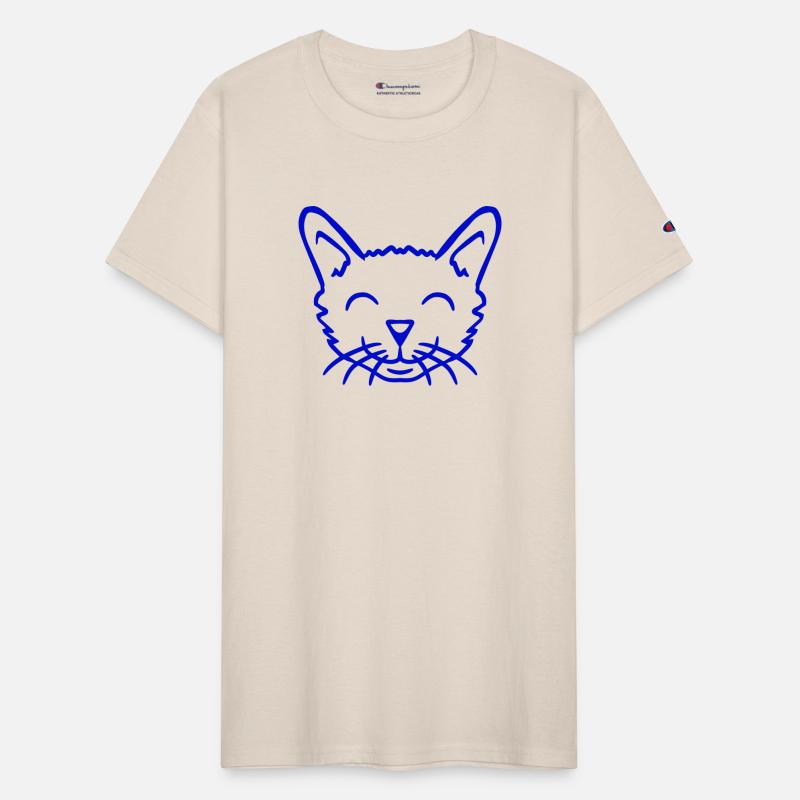 Cute Cat Looks Happy Sweet Little Smile Kitten Pet