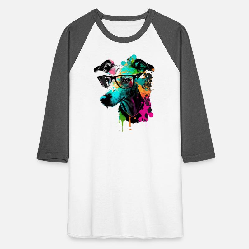 Cute Colorful Whippet Face