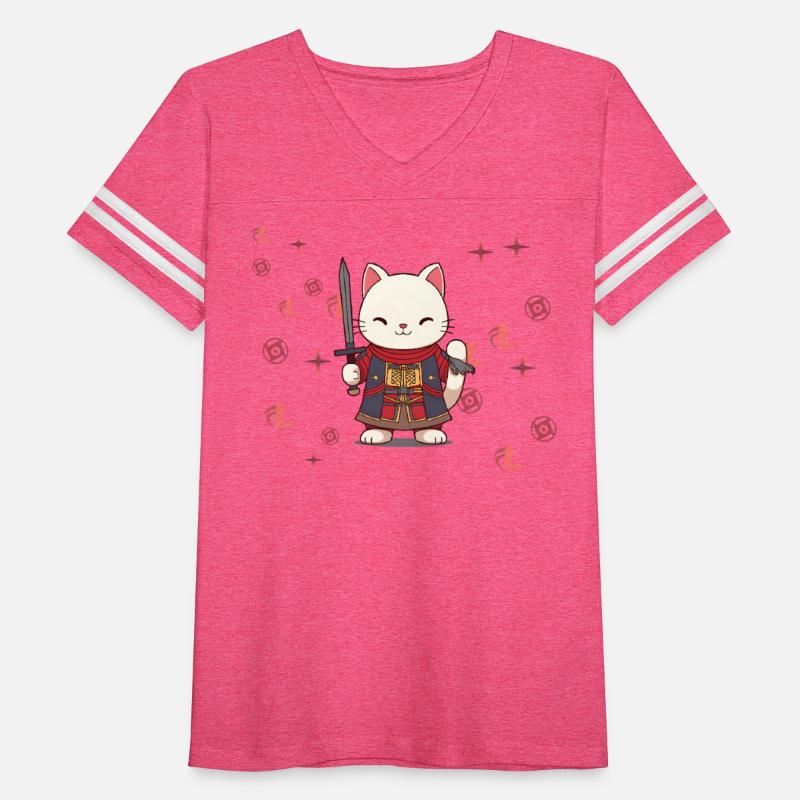 Cute Fantasy Warrior Cat Design