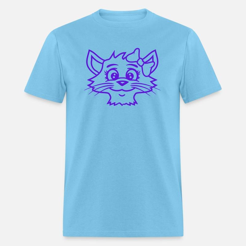 Cute Girl Cat Pretty Bow Woman Female Pet Kitten