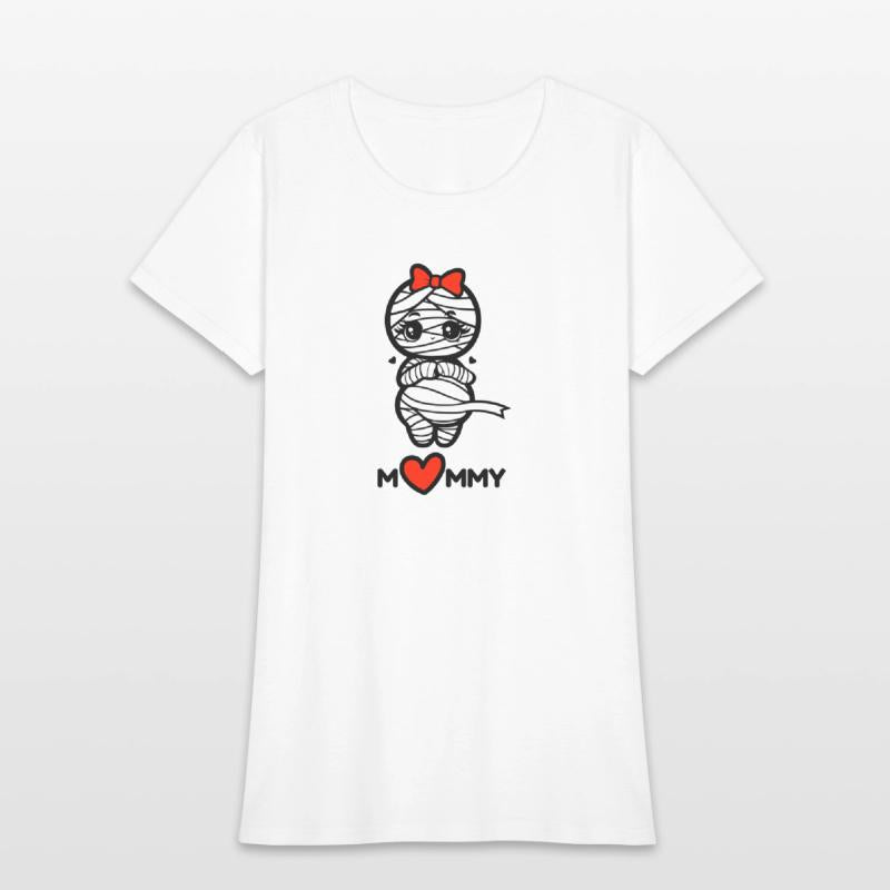 Cute Pregnant Mommy Mummy Cartoon