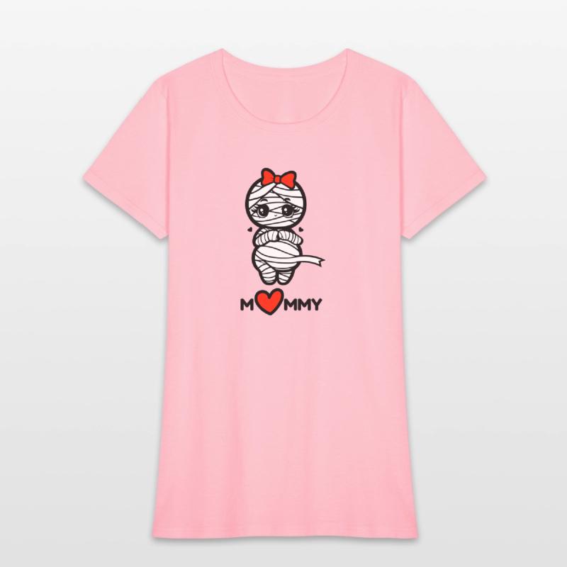 Cute Pregnant Mommy Mummy Cartoon