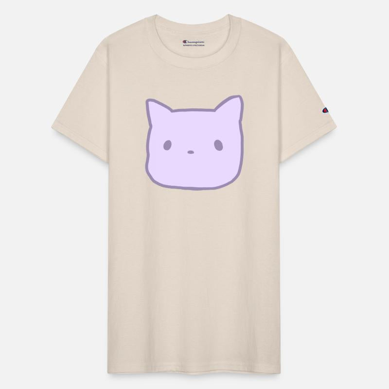 cute simple lilac purple kitty