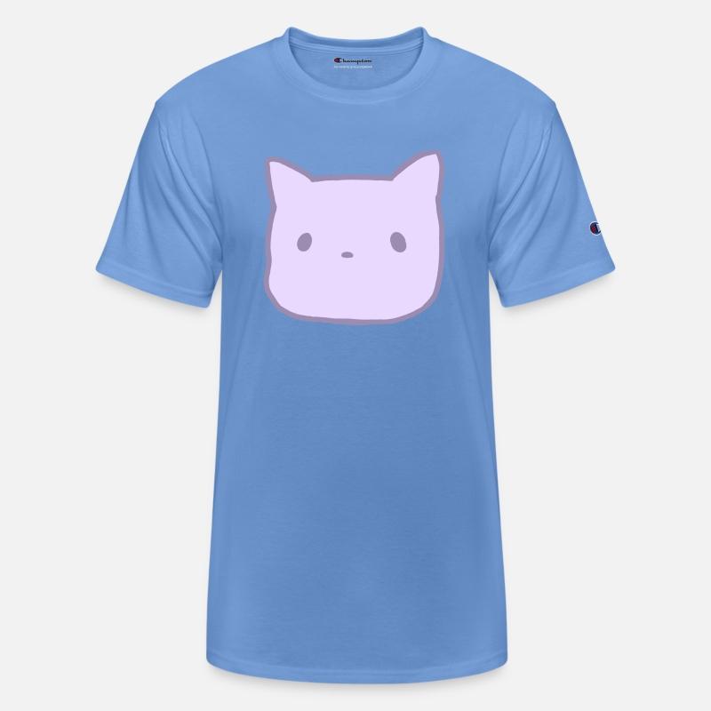 cute simple lilac purple kitty