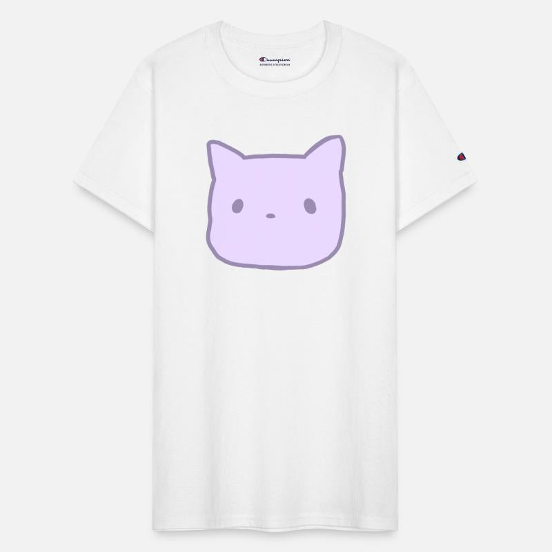 cute simple lilac purple kitty