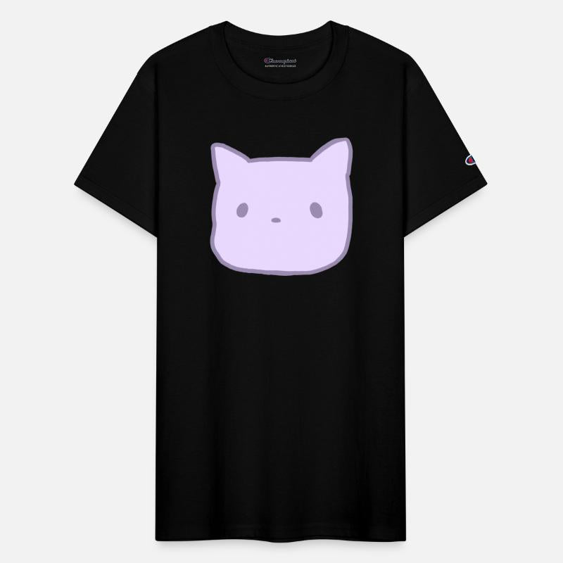 cute simple lilac purple kitty
