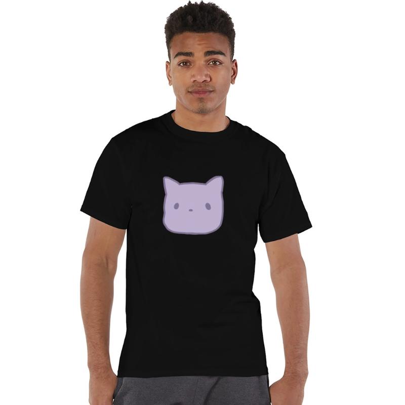 cute simple lilac purple kitty