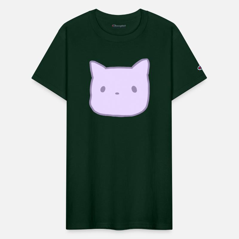 cute simple lilac purple kitty