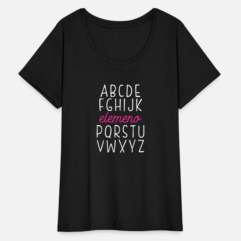 Cute Teacher Shirt Alphabet Shirt Elemeno