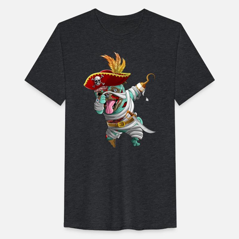 Dabbing Pirate Zombie Mummy Pug Cute Halloween Pug
