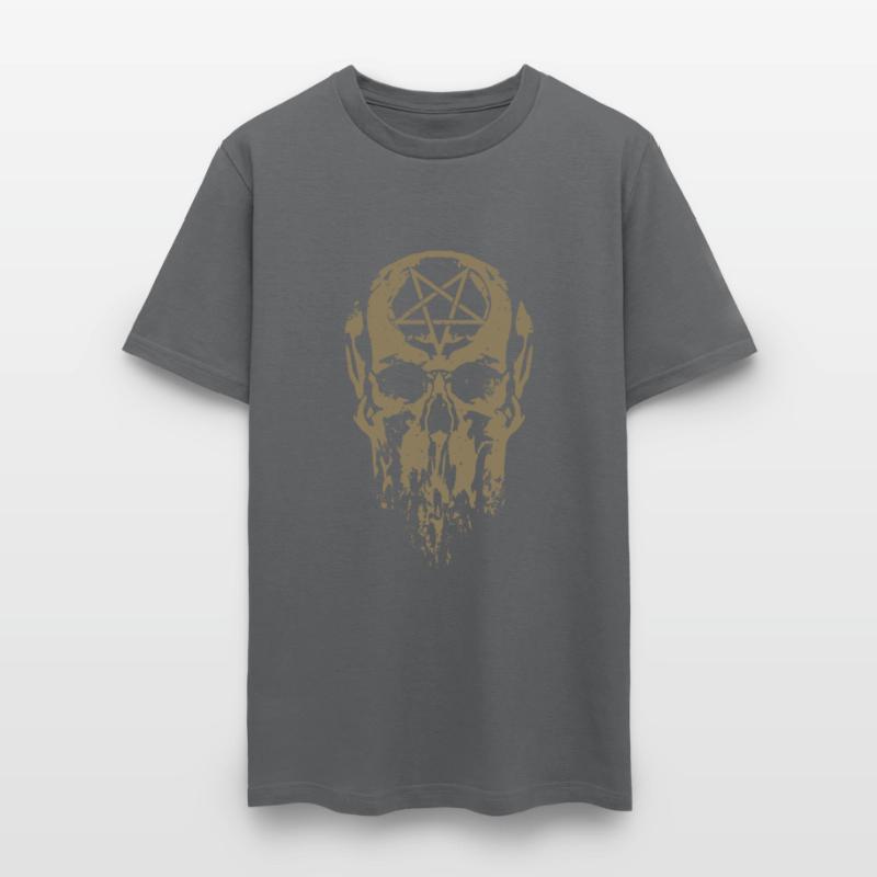 Death Metal Pentagram with Skull