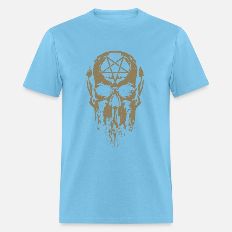 Death Metal Pentagram with Skull