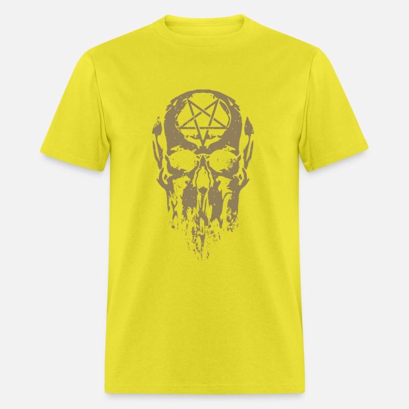 Death Metal Pentagram with Skull