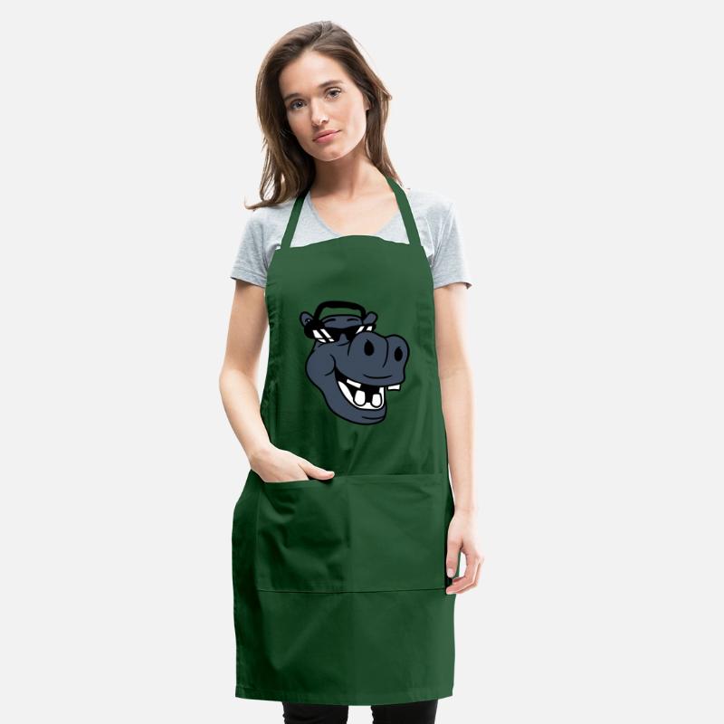 DJ Funny Laughing Hippo Sunglasses Music Face Fun