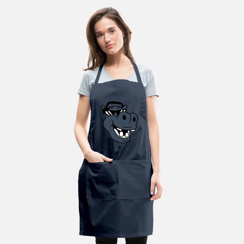 DJ Funny Laughing Hippo Sunglasses Music Face Fun