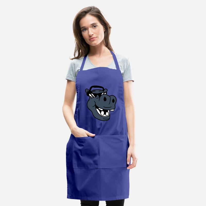 DJ Funny Laughing Hippo Sunglasses Music Face Fun