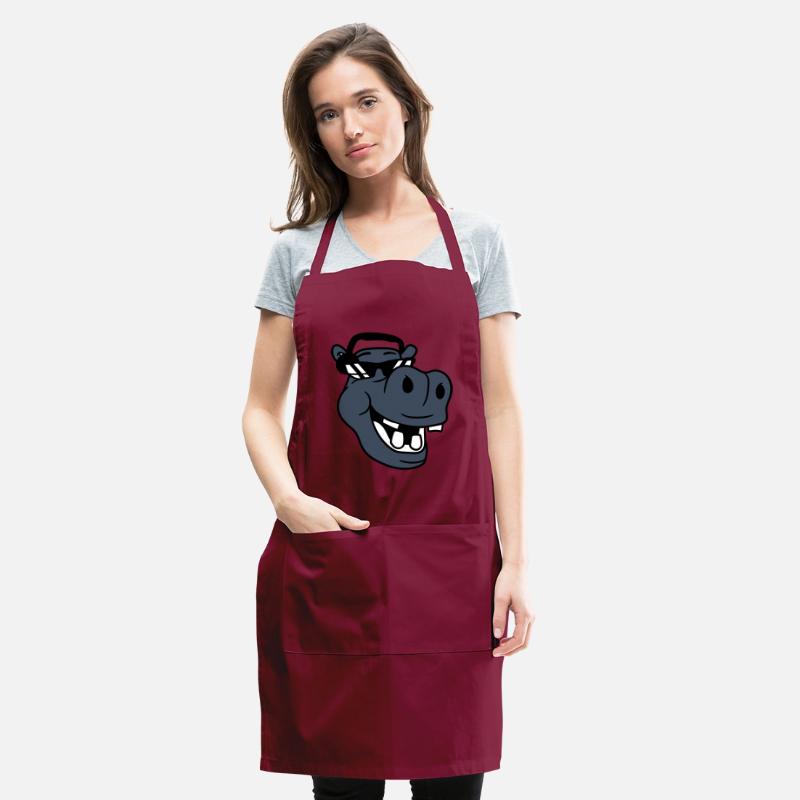 DJ Funny Laughing Hippo Sunglasses Music Face Fun