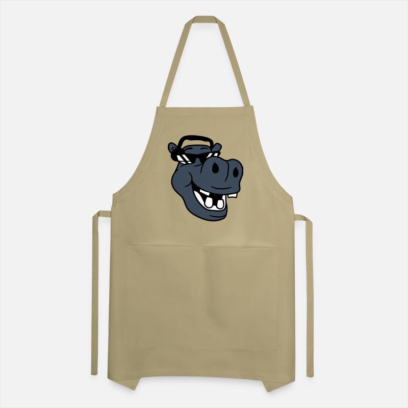 DJ Funny Laughing Hippo Sunglasses Music Face Fun