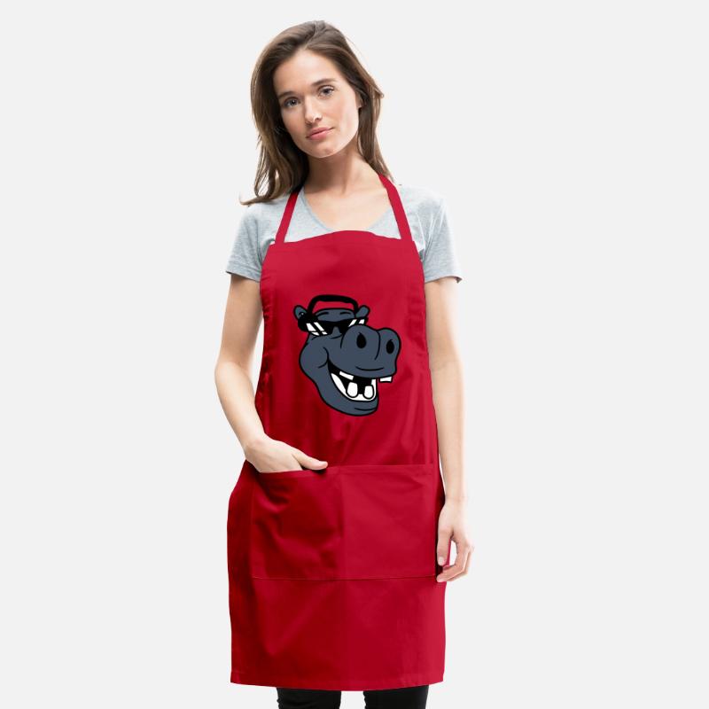 DJ Funny Laughing Hippo Sunglasses Music Face Fun