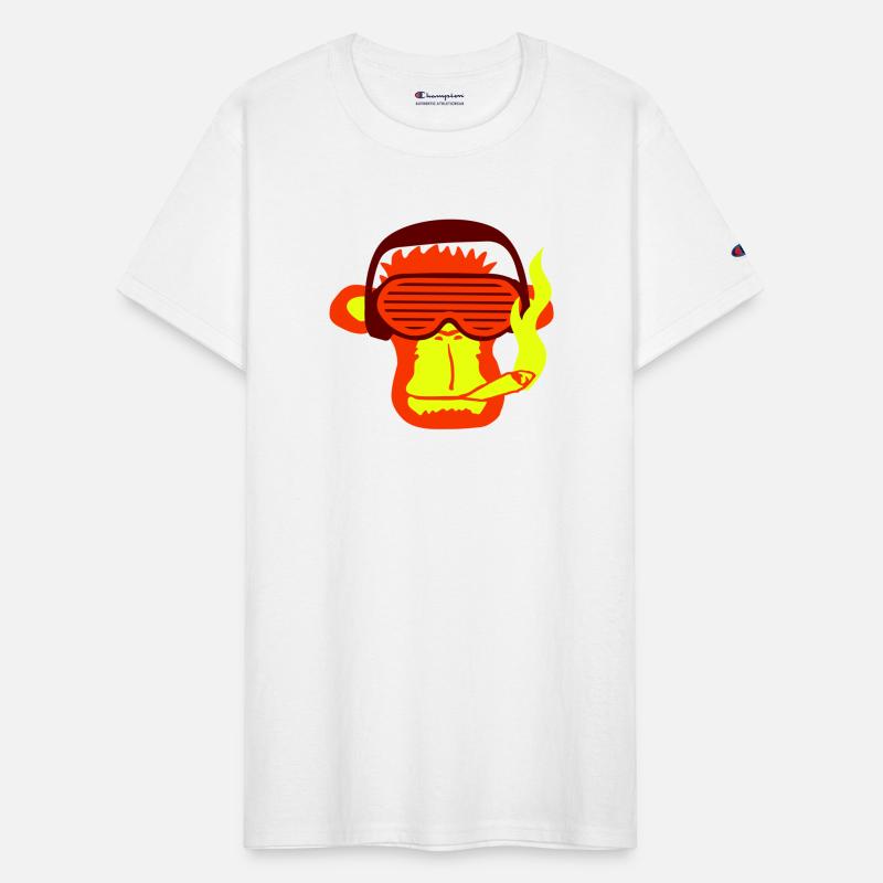 DJ Monkey Chimpanzee Head Sunglasses Music Party