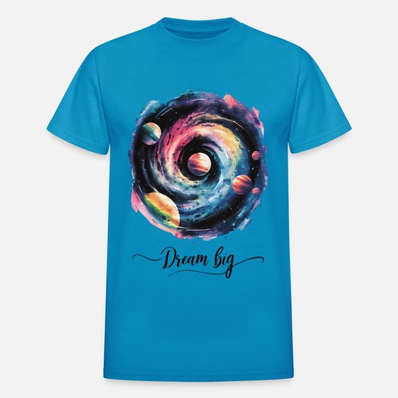 Dream Big Colorful Galaxy Spiral