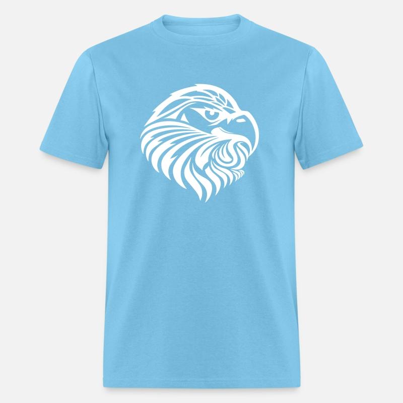 Eagle Head In Tattoo Cartoon Style