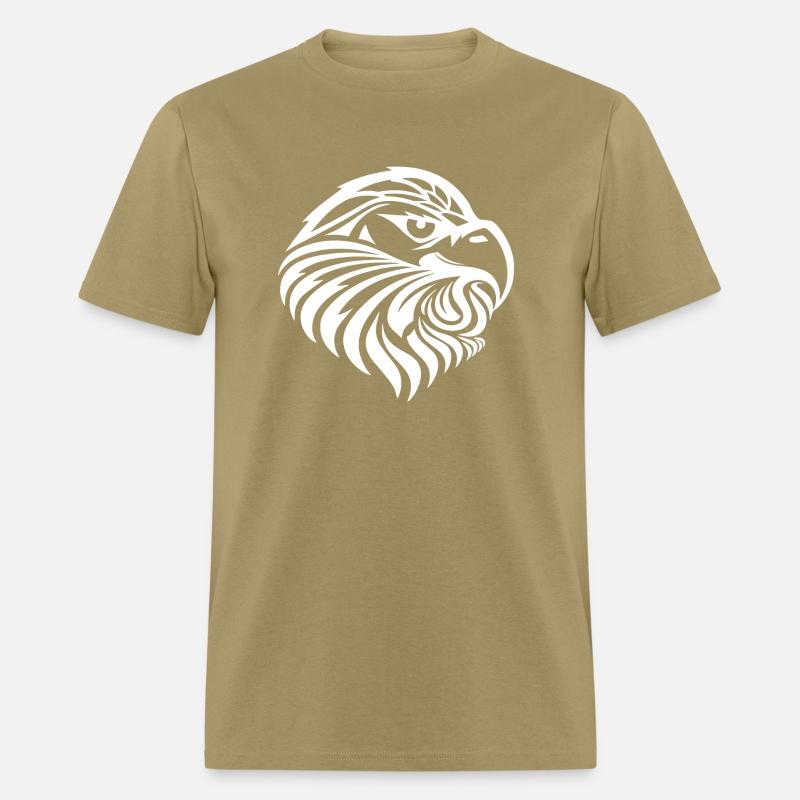 Eagle Head In Tattoo Cartoon Style