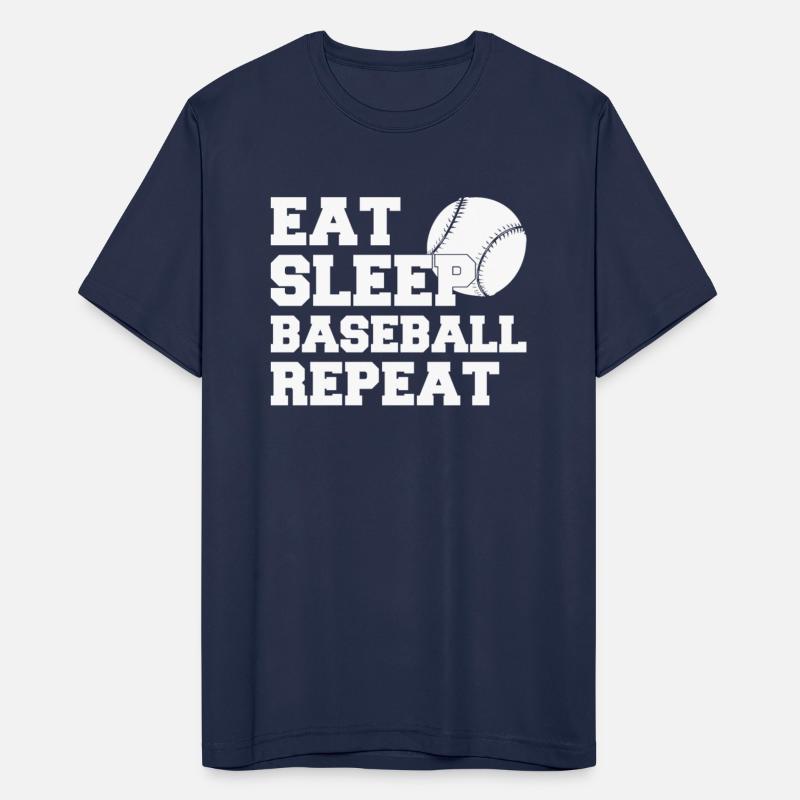 Eat Sleep Baseball Repeat Funny Baseball Player