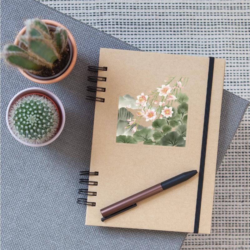 Elegant Lotus and Water Lily Botanical