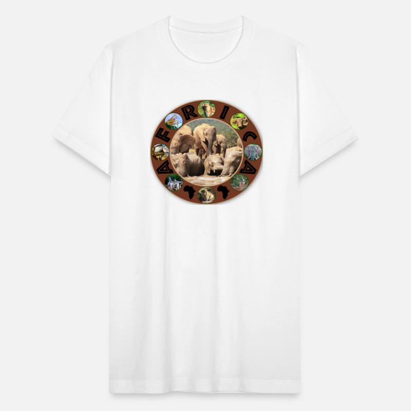 elephant swim africa circle