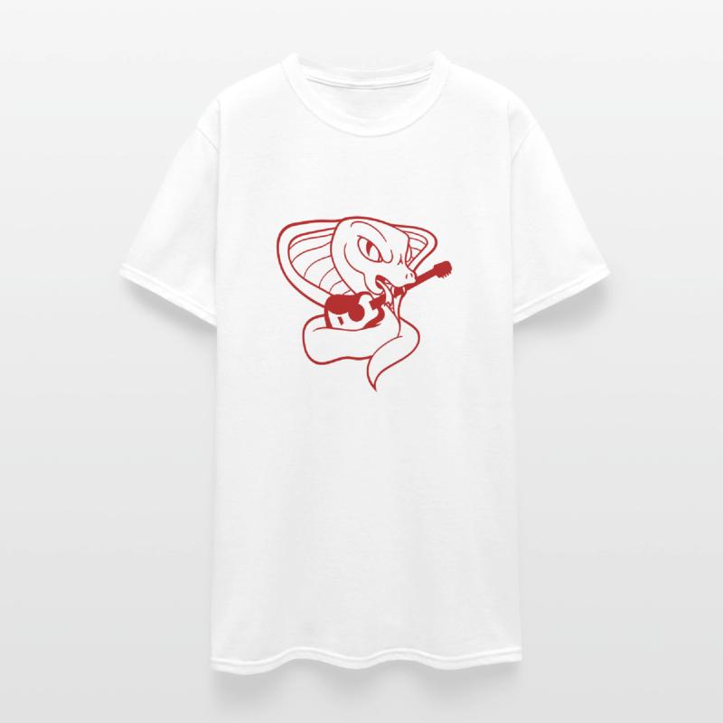 Evil Snake Cobra Playing Guitar Heavy Metal Music