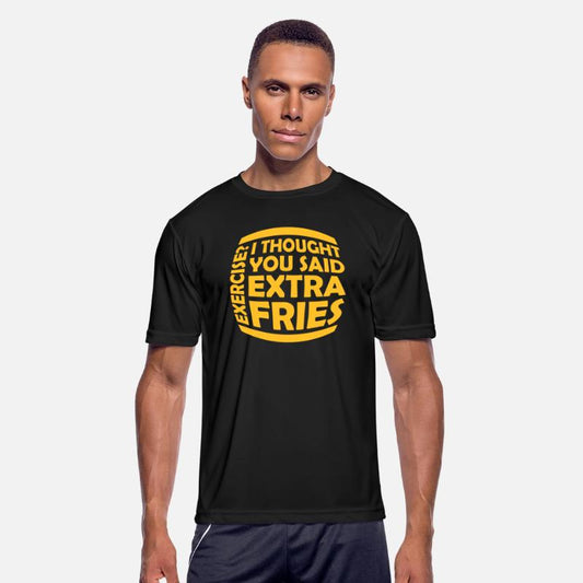 Exercise Extra Fries Quote